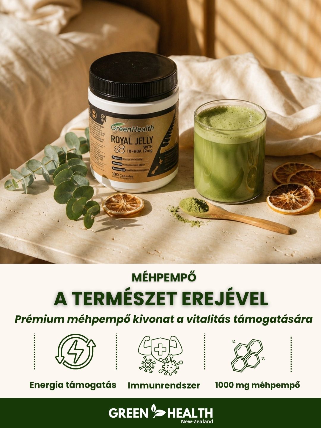 Méhpempő kivonat 1000mg x 180 kapszula - Image 2